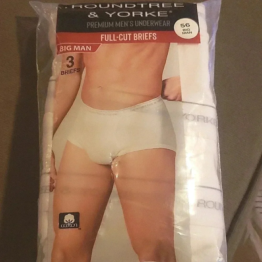 White Underwear Big Man Size 56
